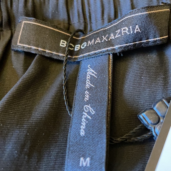 BCBG MacAzria Ellah wide leg black jumpsuit Medium - Picture 7 of 10